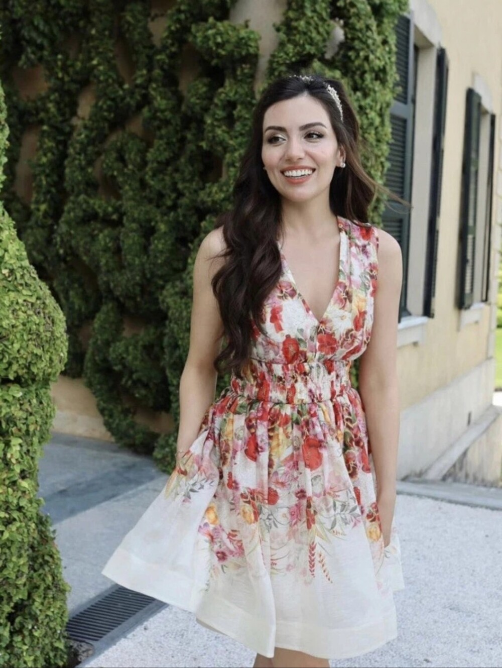 Home Wonderland Floral Print Organza Dress Zimmermann.